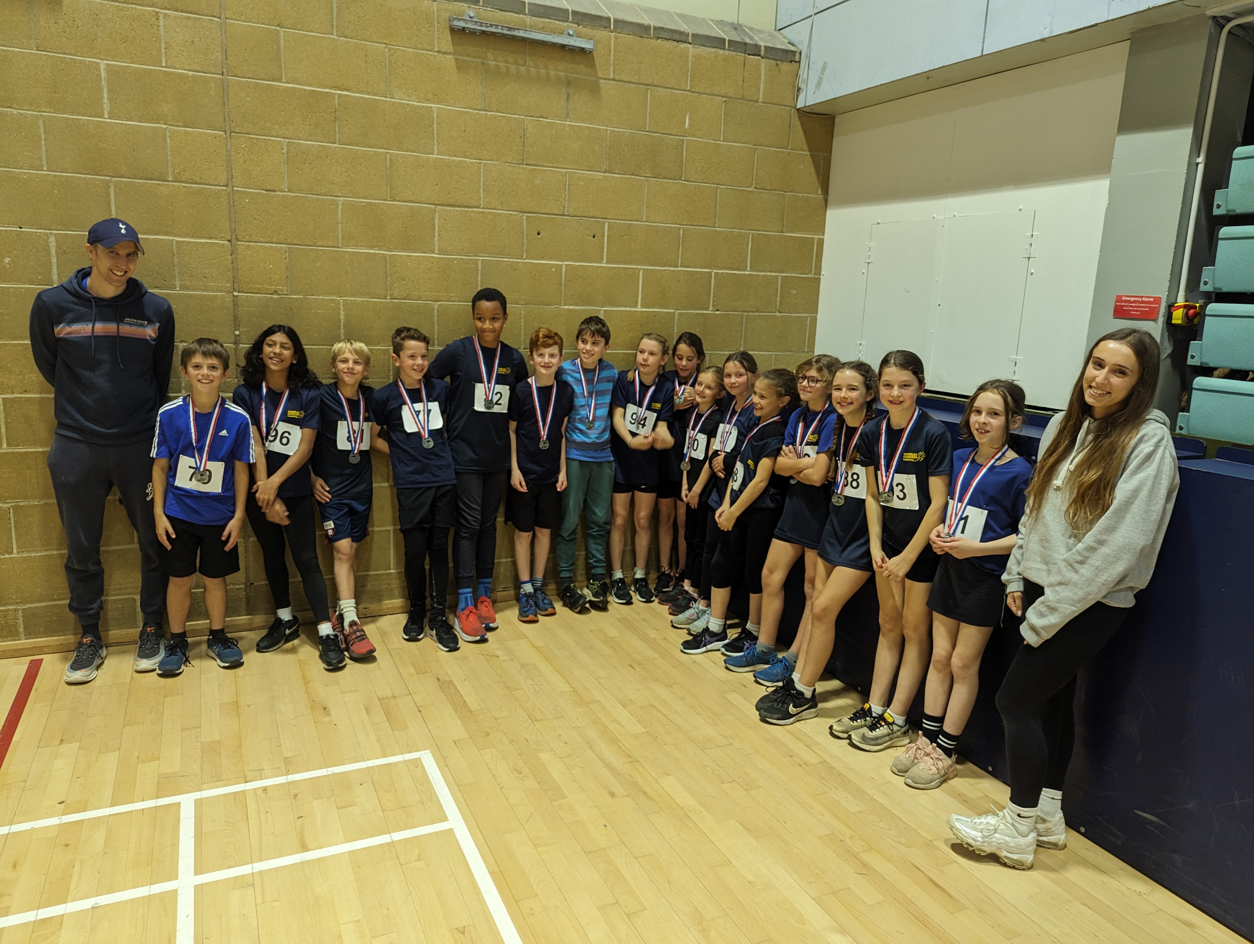 image from Waverley win silver at Surrey U11 Sportshall Champs
