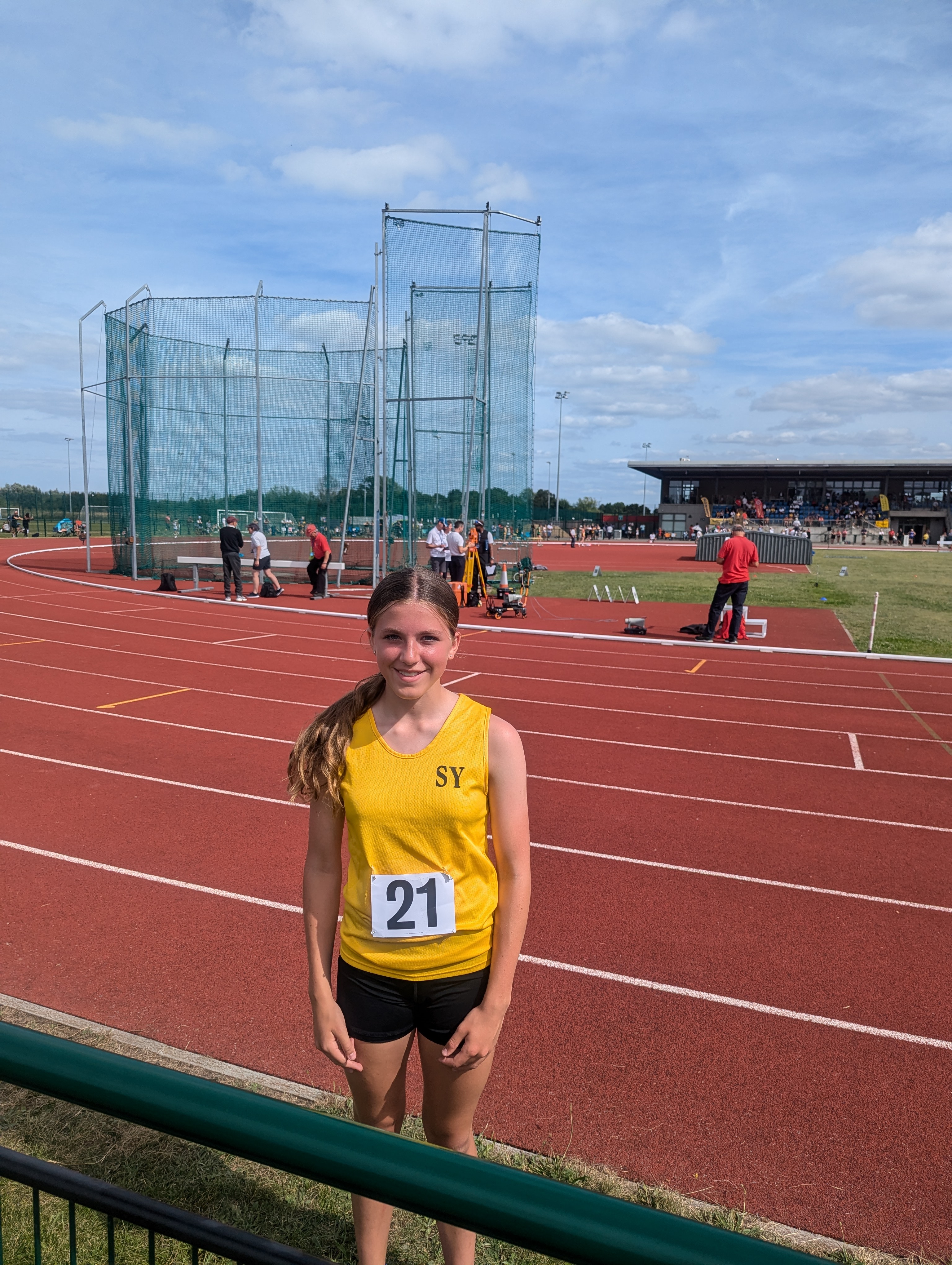 image from Waverley AC U13 Discus Throwers perform at Derek Crookes Intercounties.